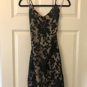 Lovers and Friends Embroidered Mesh Midi